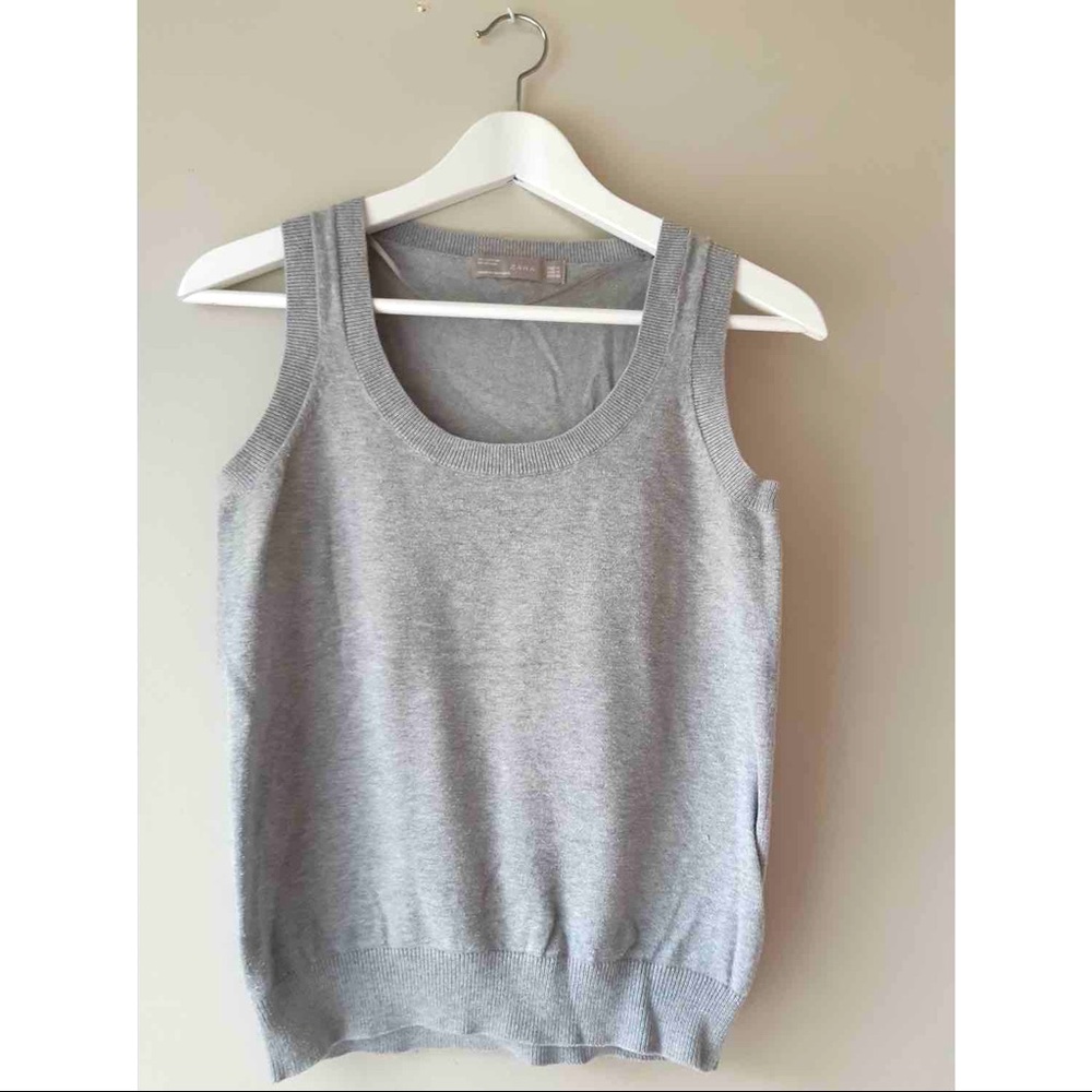 🇪🇸 ZARA grey tank top size M